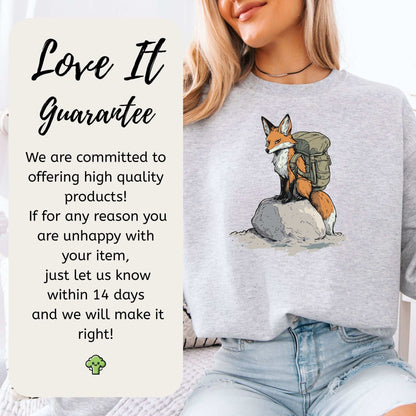 Fox on the Trail Sweatshirt – Hiking Style with a Foxy Twist