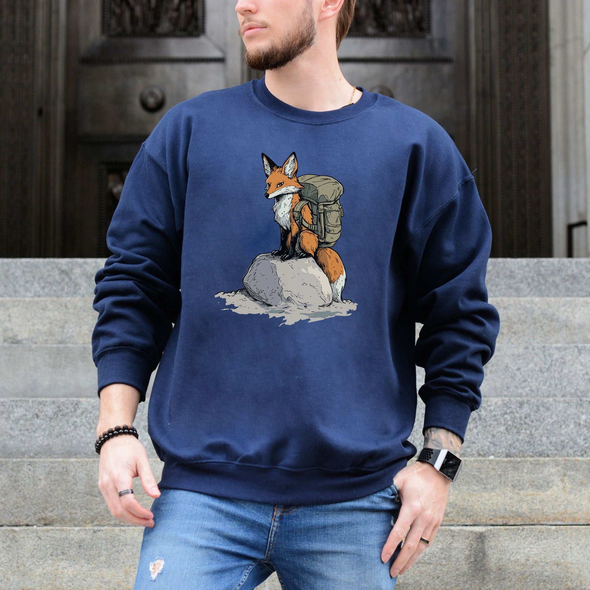 Fox on the Trail Sweatshirt – Hiking Style with a Foxy Twist