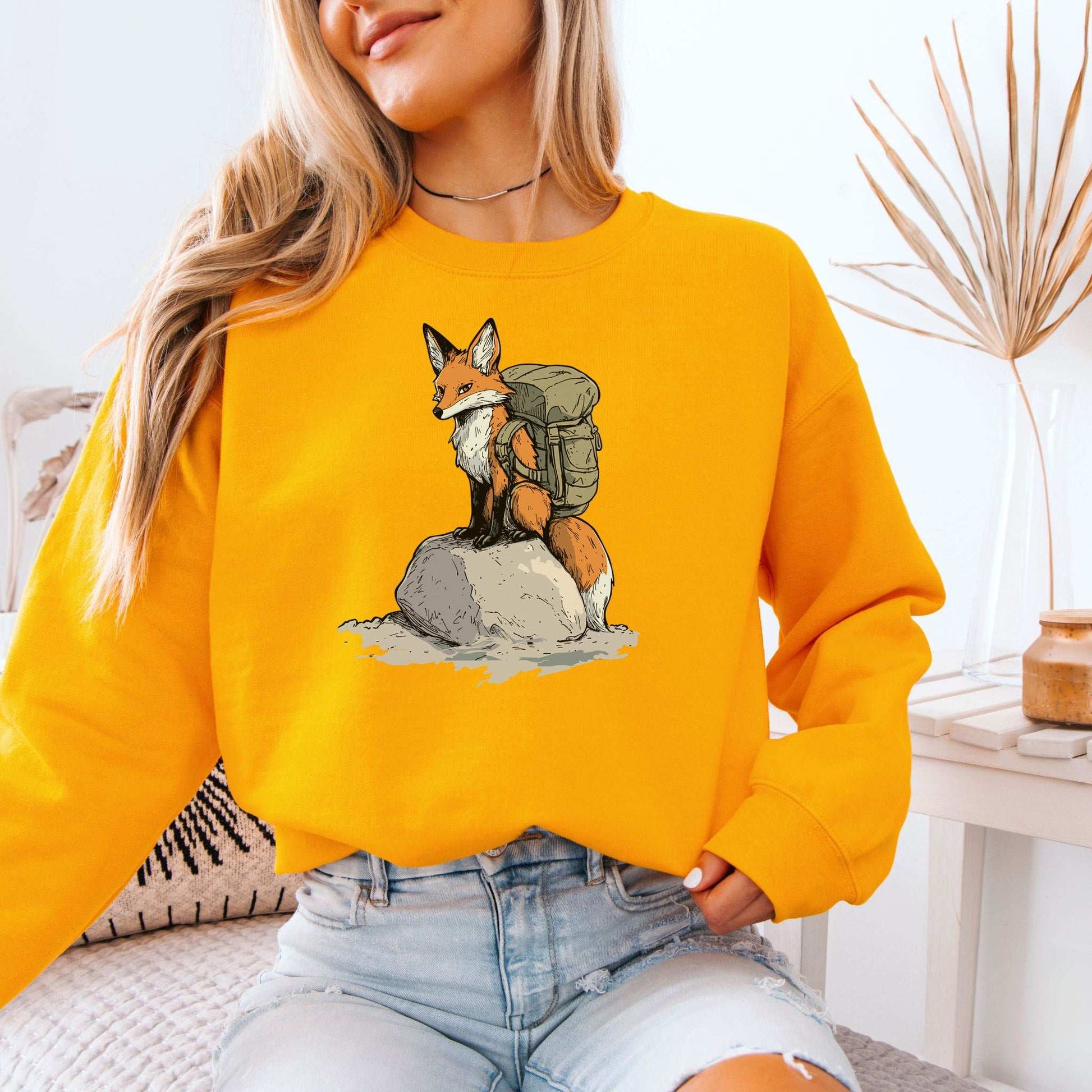 Fox on the Trail Sweatshirt – Hiking Style with a Foxy Twist