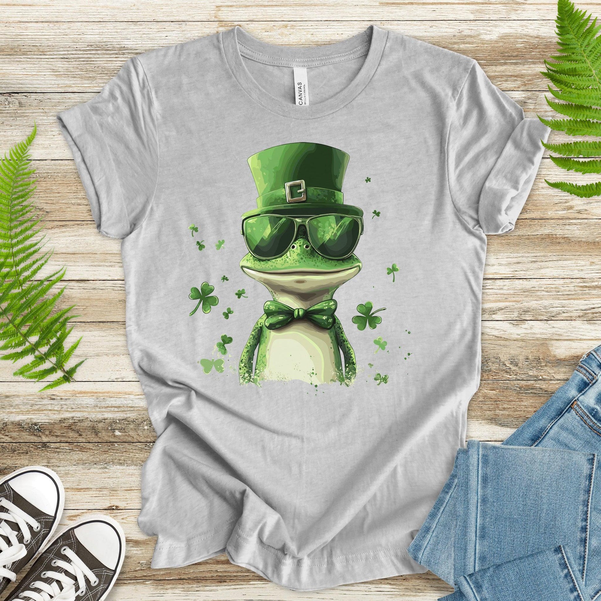 Hop to the Luck: St. Patrick’s Day Frog T-Shirt - TShirtree