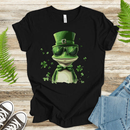 Hop to the Luck: St. Patrick’s Day Frog T-Shirt - TShirtree