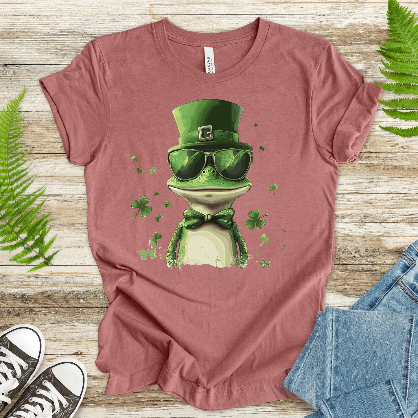 Hop to the Luck: St. Patrick’s Day Frog T-Shirt - TShirtree