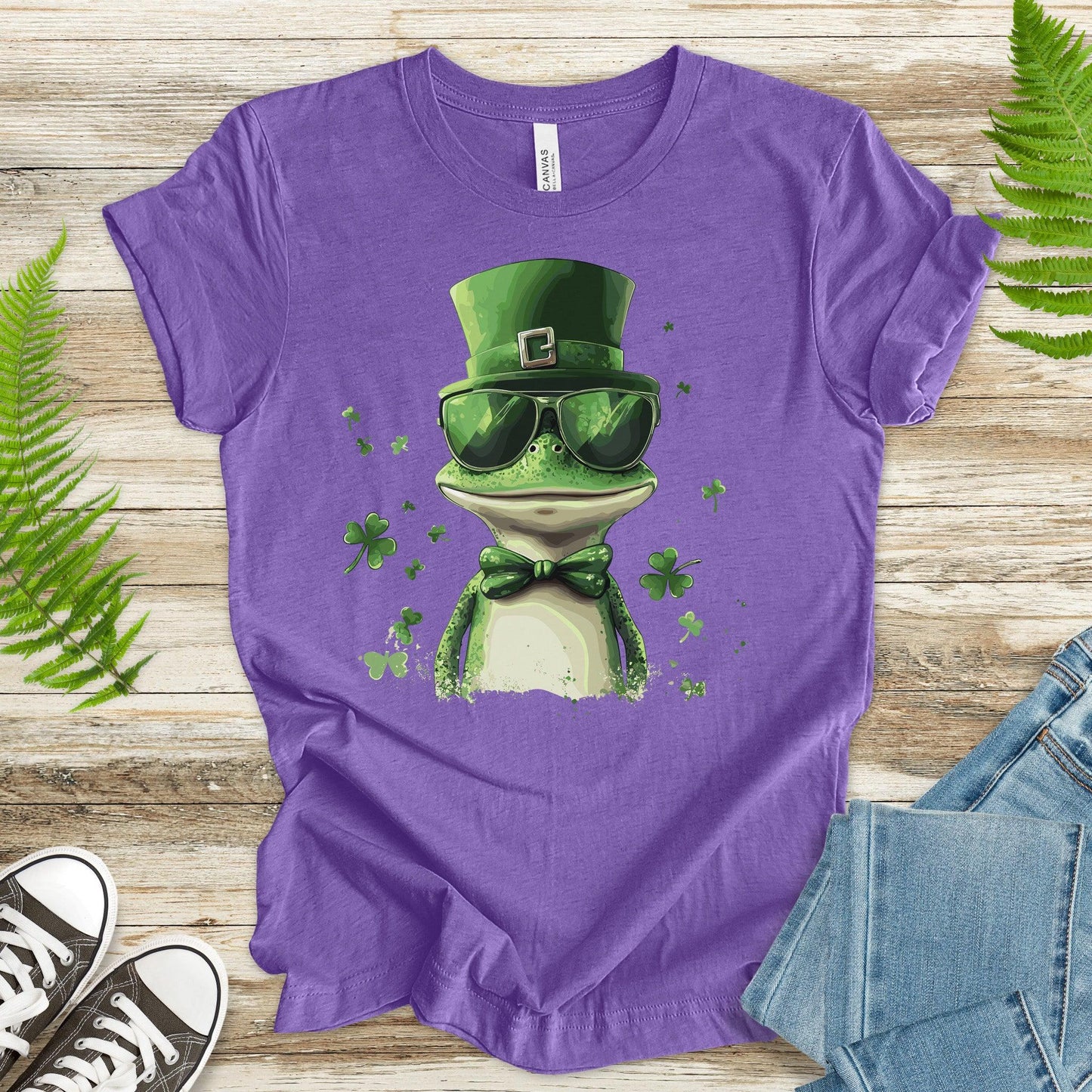 Hop to the Luck: St. Patrick’s Day Frog T-Shirt - TShirtree