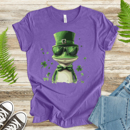 Hop to the Luck: St. Patrick’s Day Frog T-Shirt - TShirtree