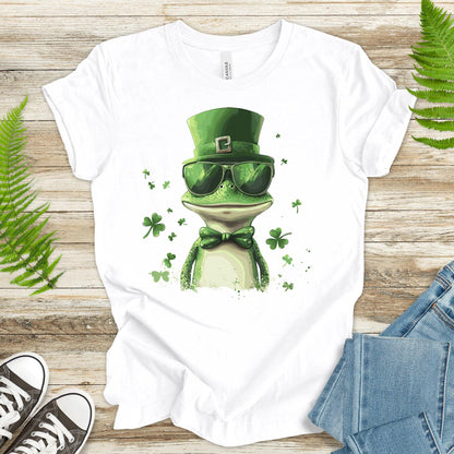 Hop to the Luck: St. Patrick’s Day Frog T-Shirt - TShirtree