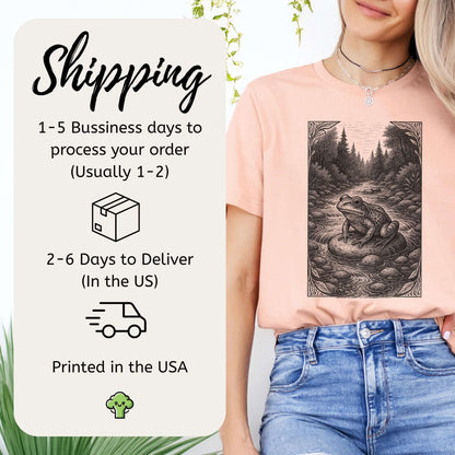 Still Waters – Frog Spirit Animal T-Shirt