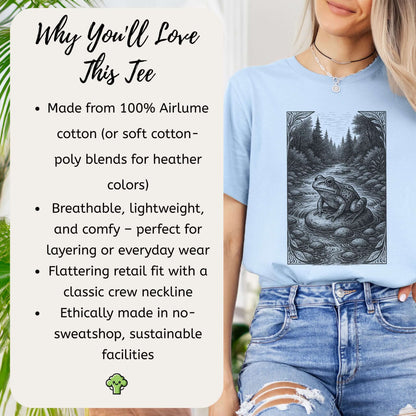 Still Waters – Frog Spirit Animal T-Shirt