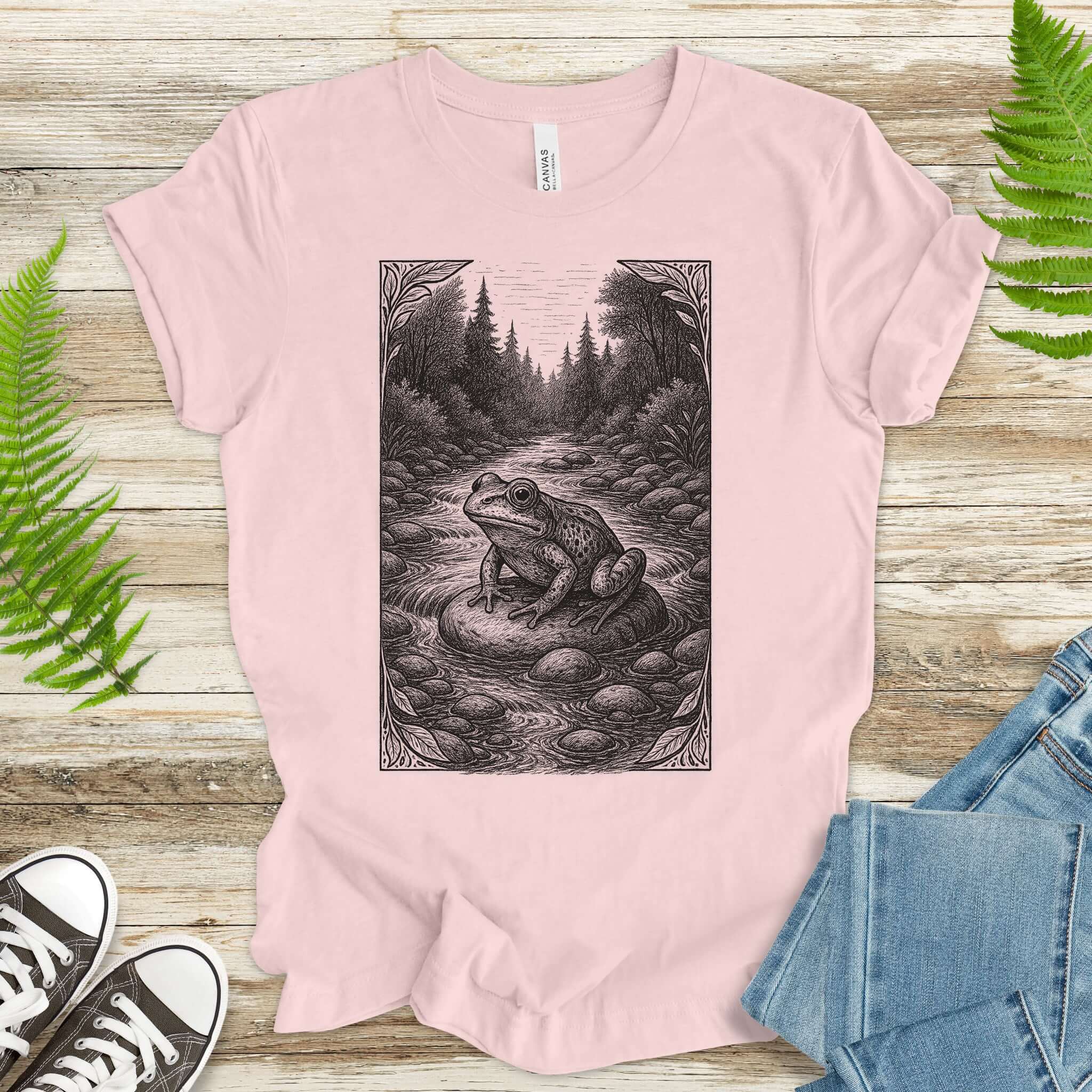 Still Waters – Frog Spirit Animal T-Shirt