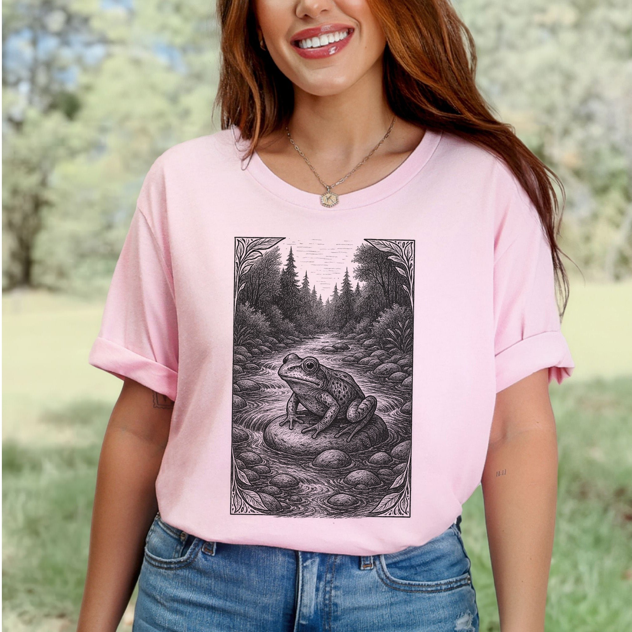 Still Waters – Frog Spirit Animal T-Shirt