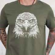 Eagle Face T-Shirt – Majestic Bird of Prey Tee