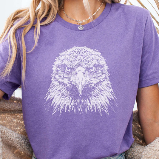 Eagle Face T-Shirt – Majestic Bird of Prey Tee