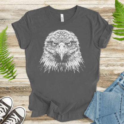 Eagle Face T-Shirt – Majestic Bird of Prey Tee