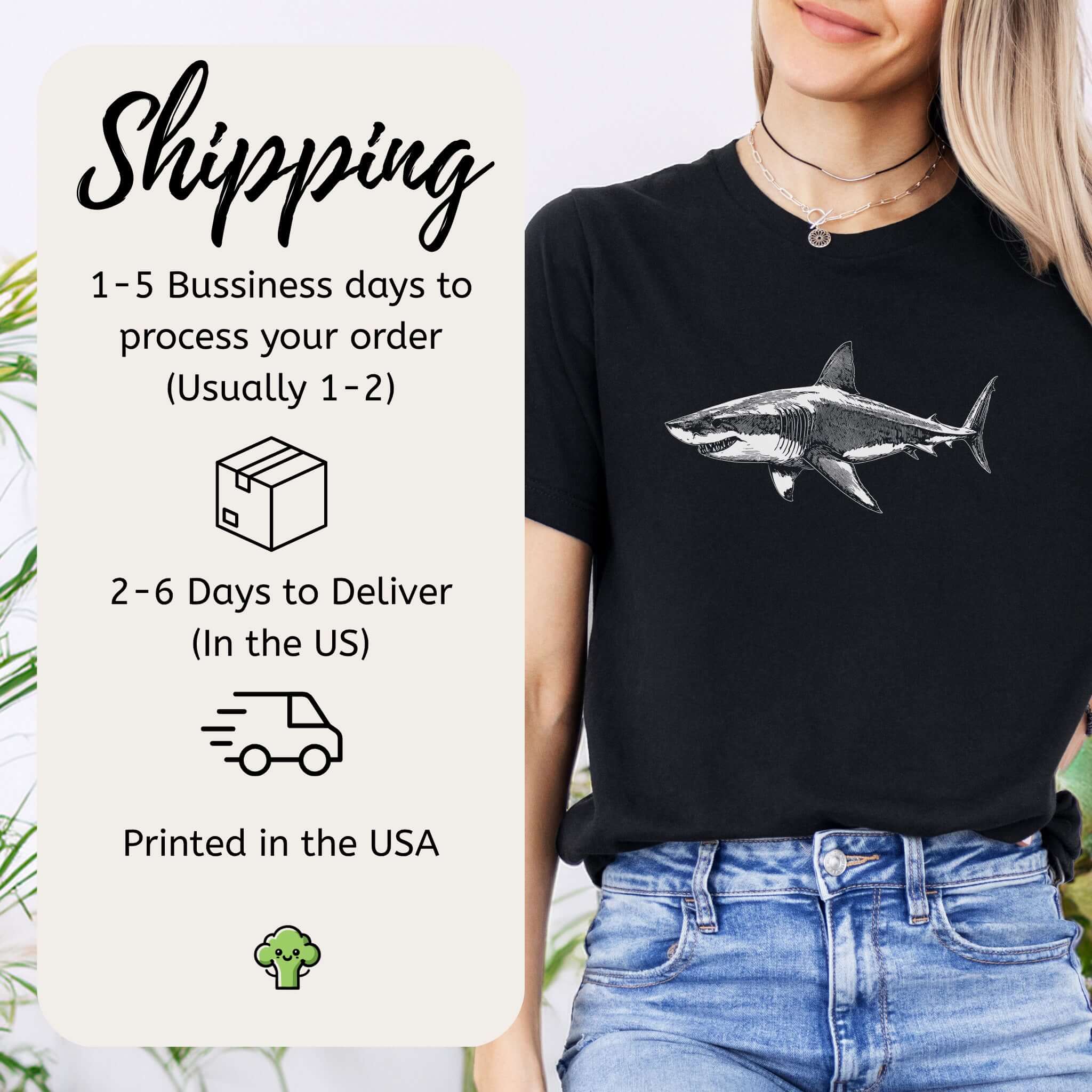 Vintage Great White Shark T-Shirt – Ocean Conservation Retro Style