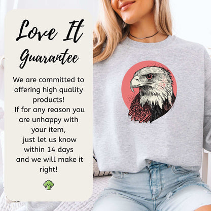 Hawk Head Sweatshirt – Bold and Majestic Design