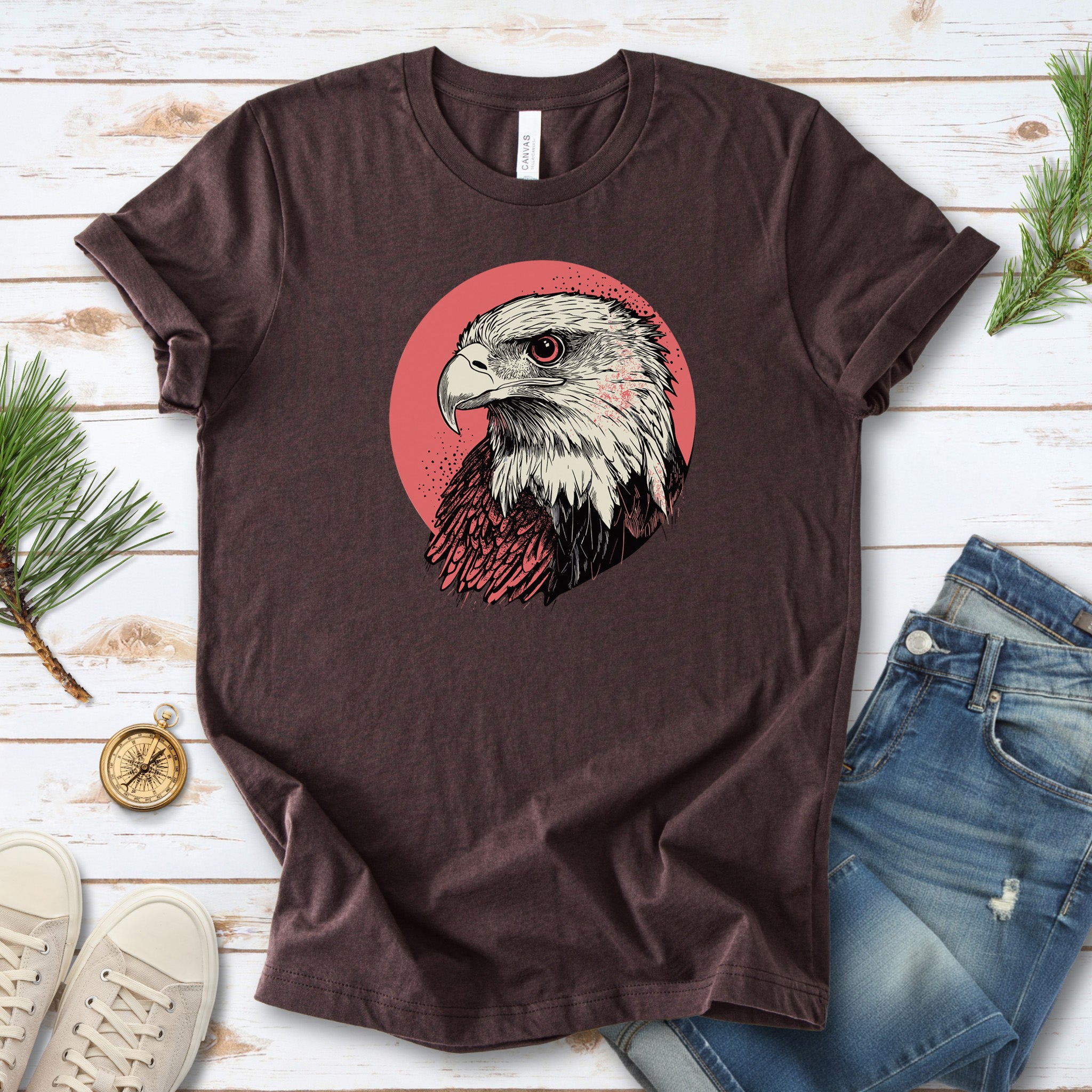 Hawk Head T-Shirt – Bold and Majestic Design