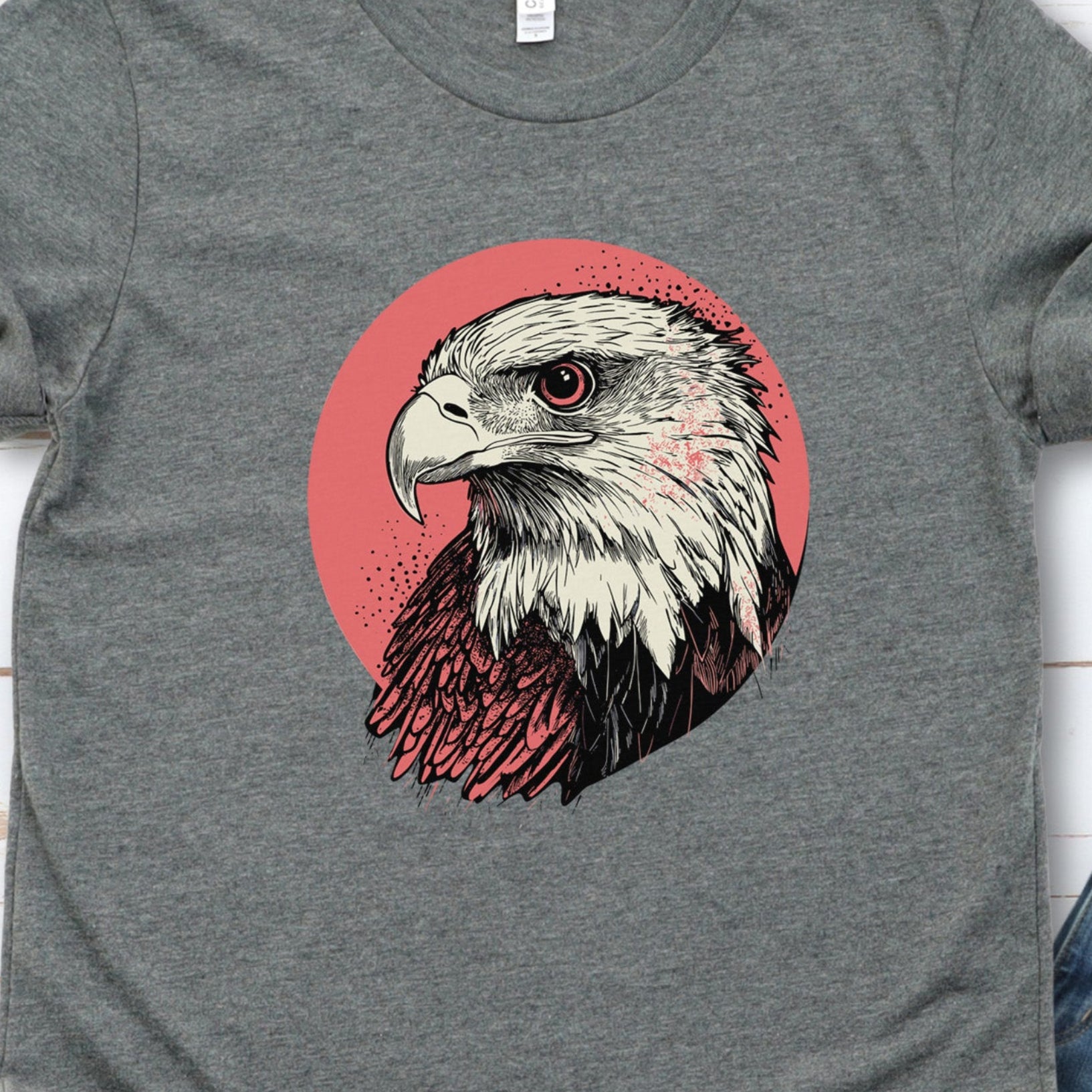 Hawk Head T-Shirt – Bold and Majestic Design
