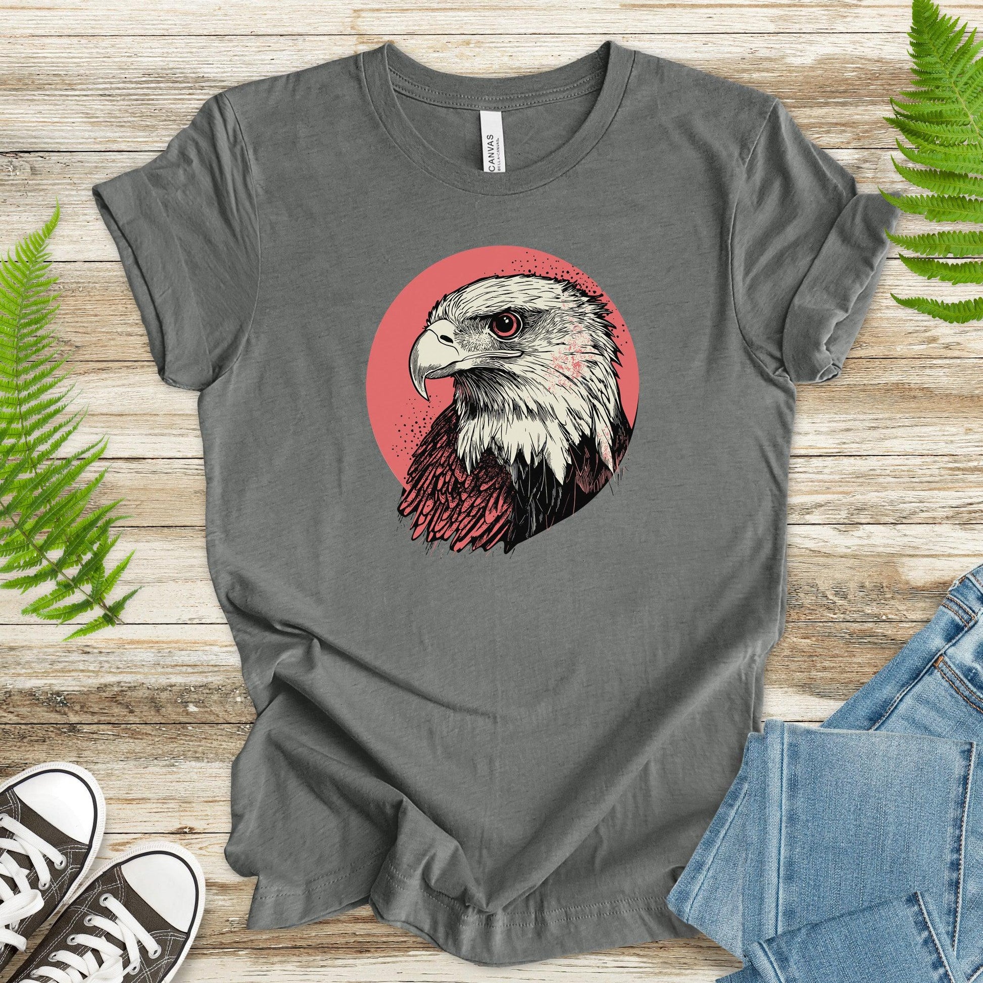 Hawk Head T-Shirt – Bold and Majestic Design - TShirtree