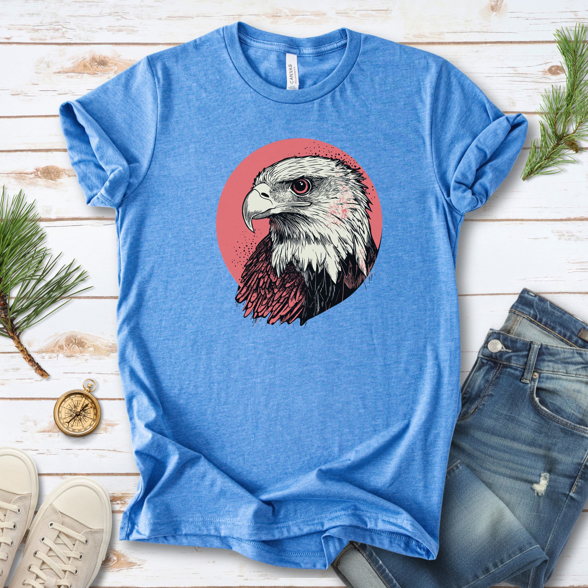 Hawk Head T-Shirt – Bold and Majestic Design