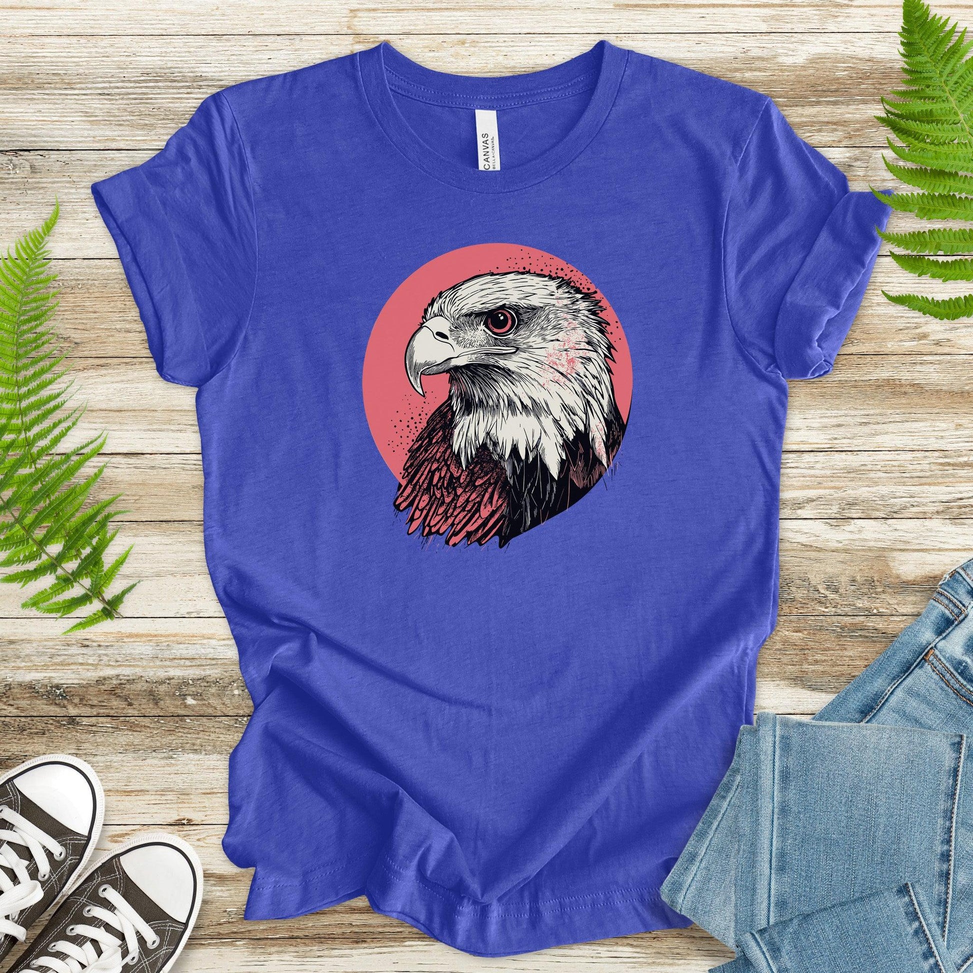 Hawk Head T-Shirt – Bold and Majestic Design - TShirtree