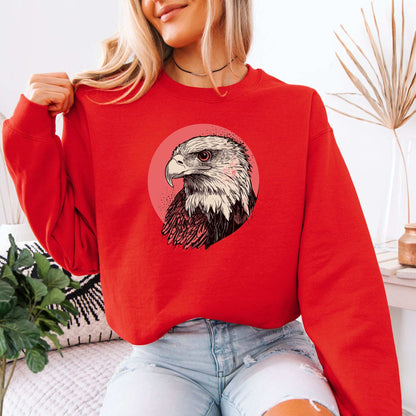 Hawk Head Sweatshirt – Bold and Majestic Design