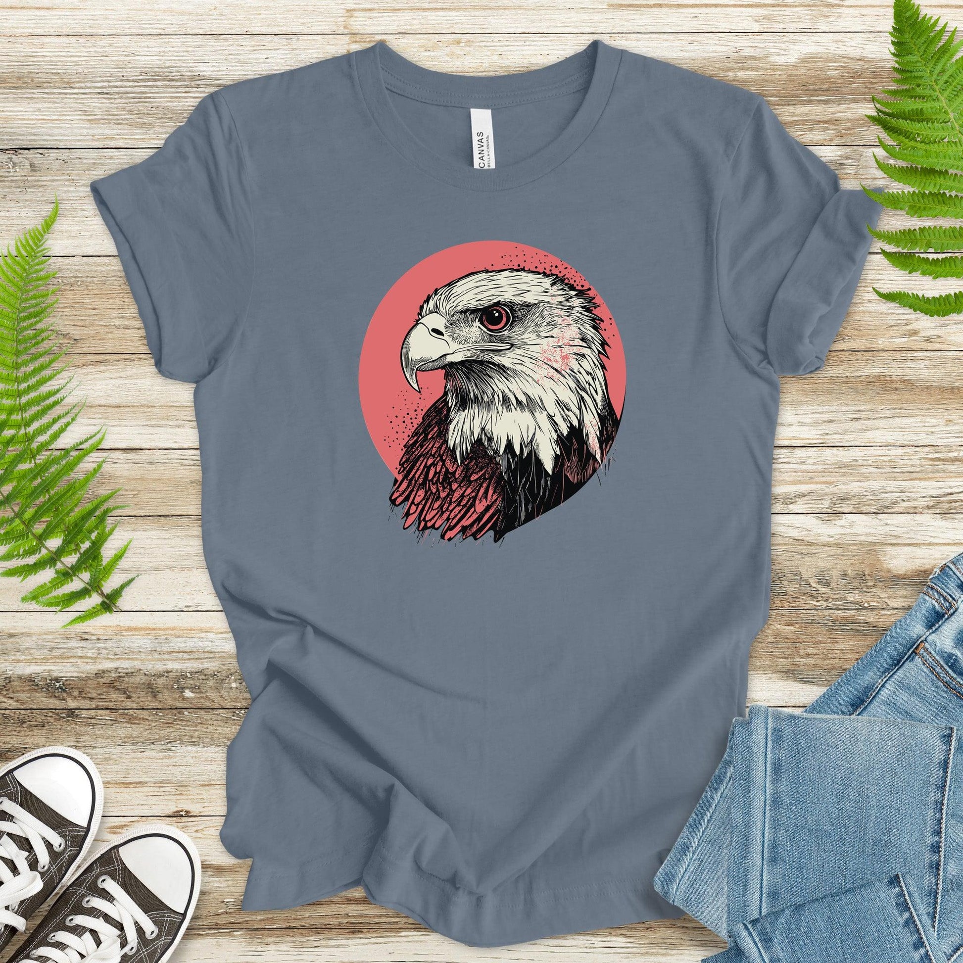 Hawk Head T-Shirt – Bold and Majestic Design - TShirtree