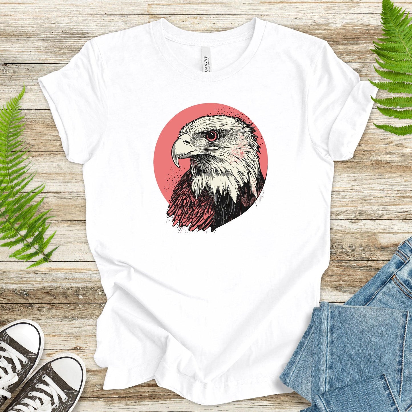 Hawk Head T-Shirt – Bold and Majestic Design - TShirtree