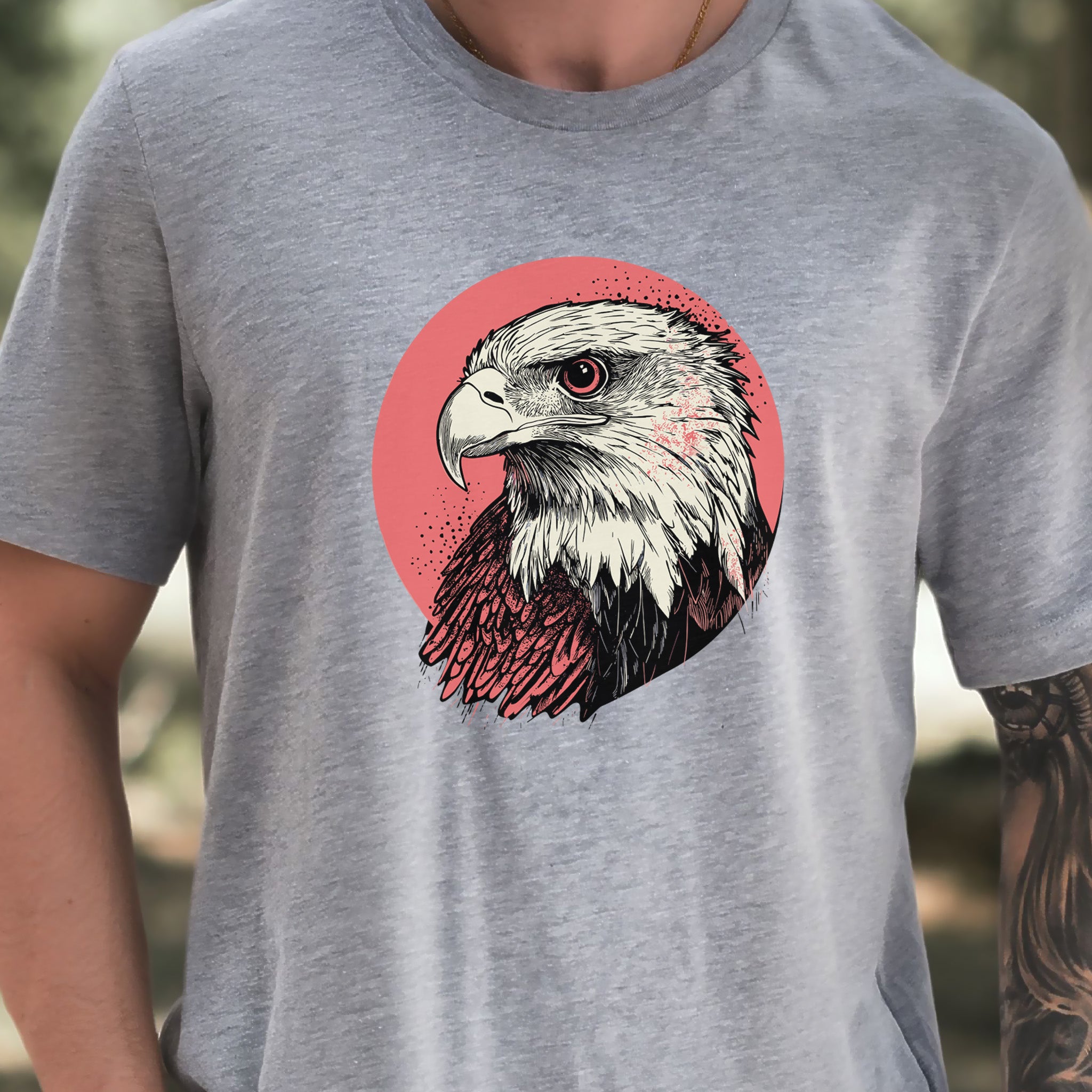 Hawk Head T-Shirt – Bold and Majestic Design