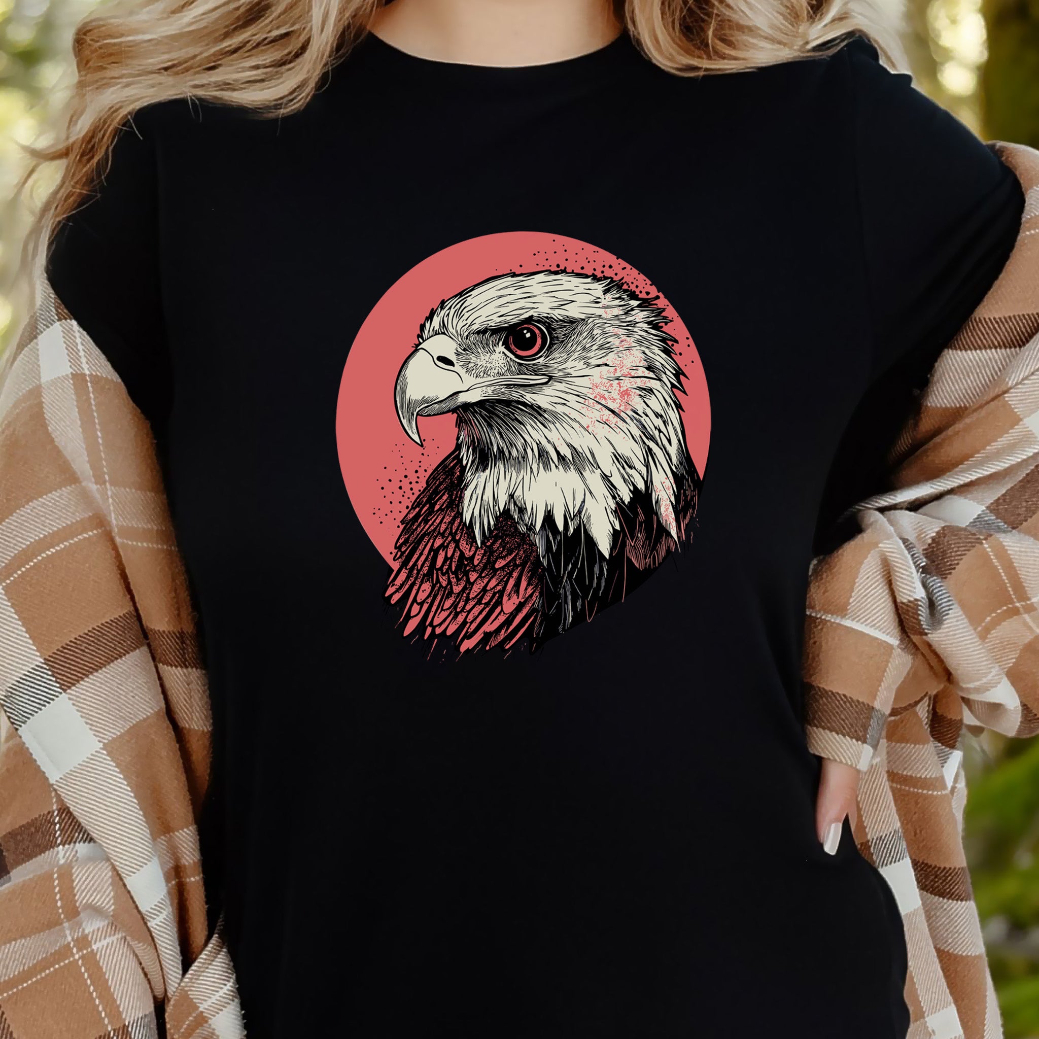 Hawk Head T-Shirt – Bold and Majestic Design