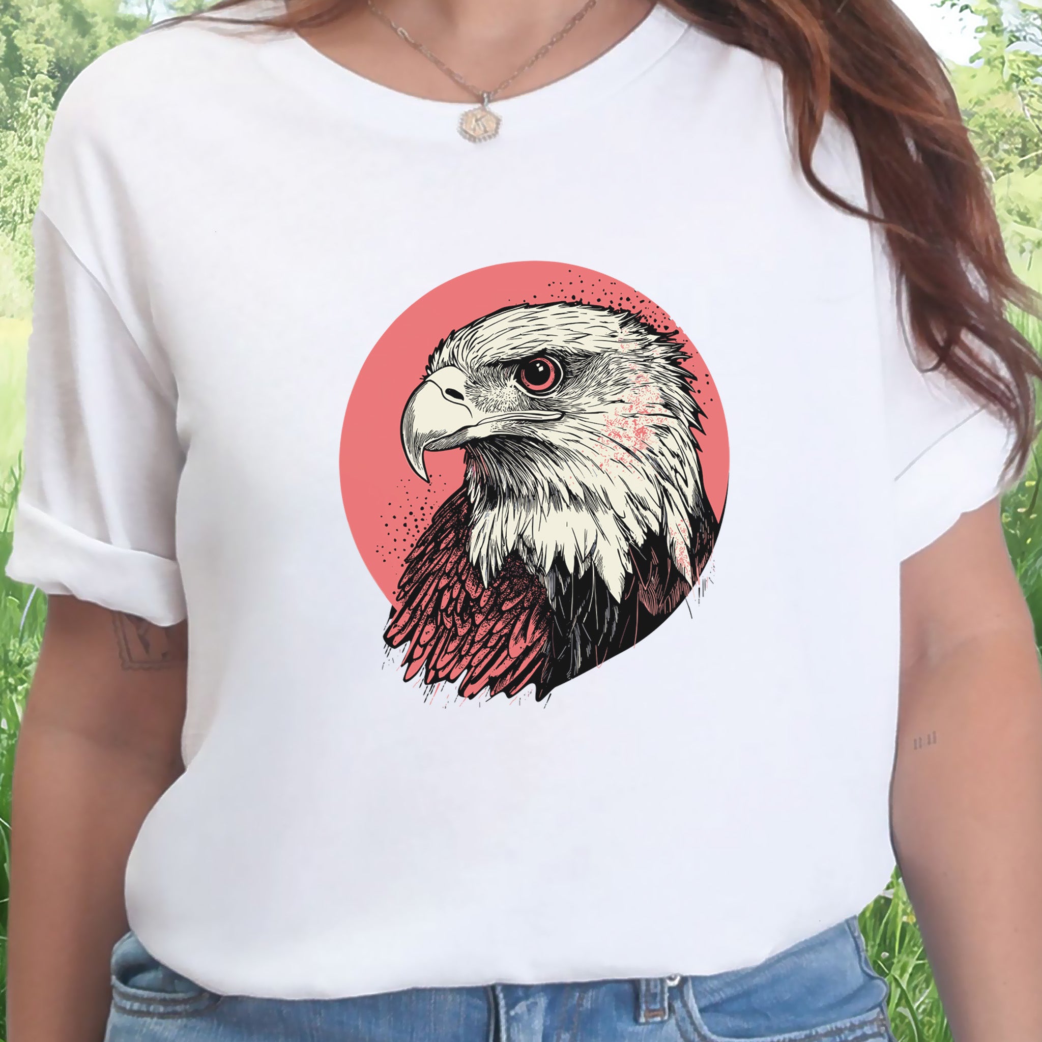 Hawk Head T-Shirt – Bold and Majestic Design