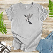 Hummingbird Sketch T-Shirt - TShirtree