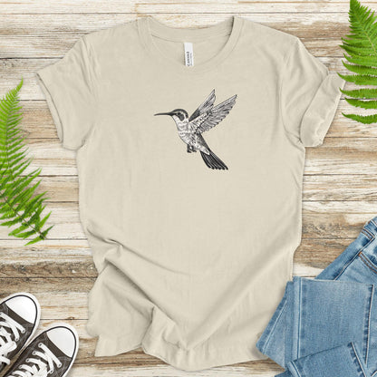 Hummingbird Sketch T-Shirt - TShirtree