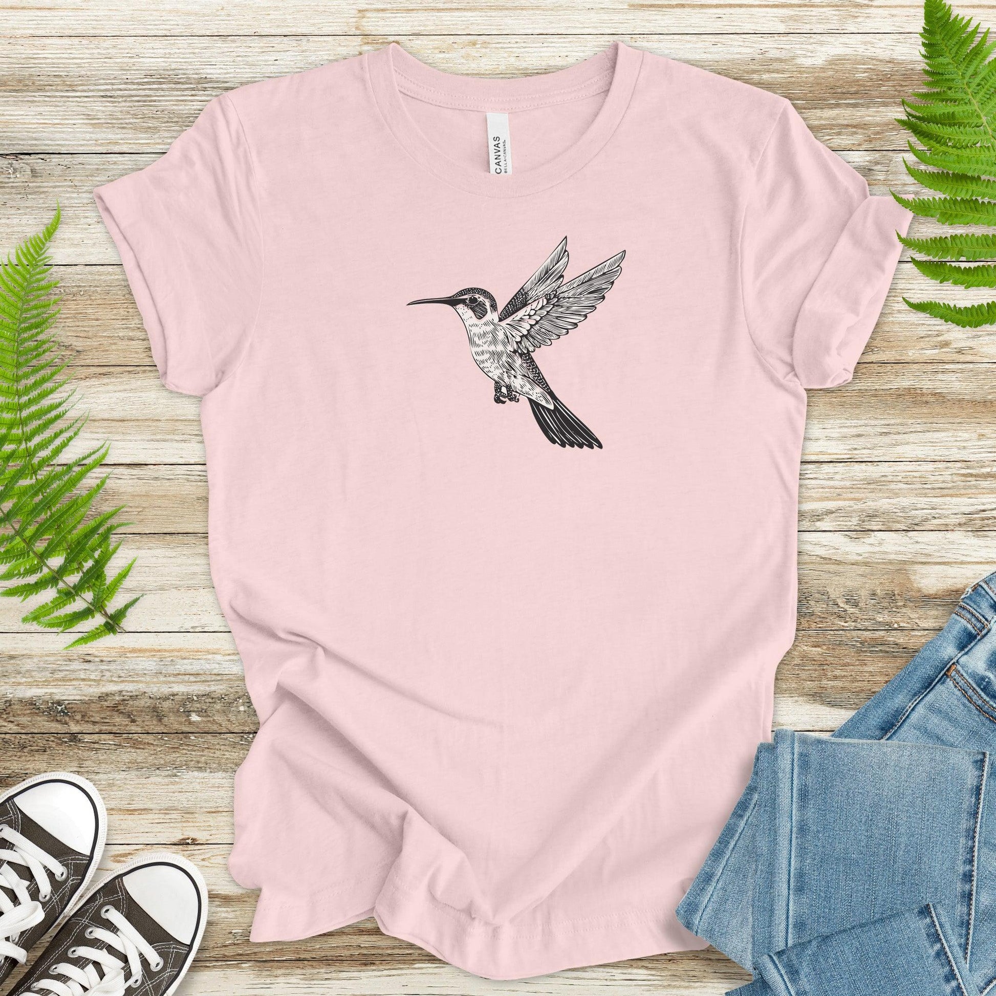 Hummingbird Sketch T-Shirt - TShirtree