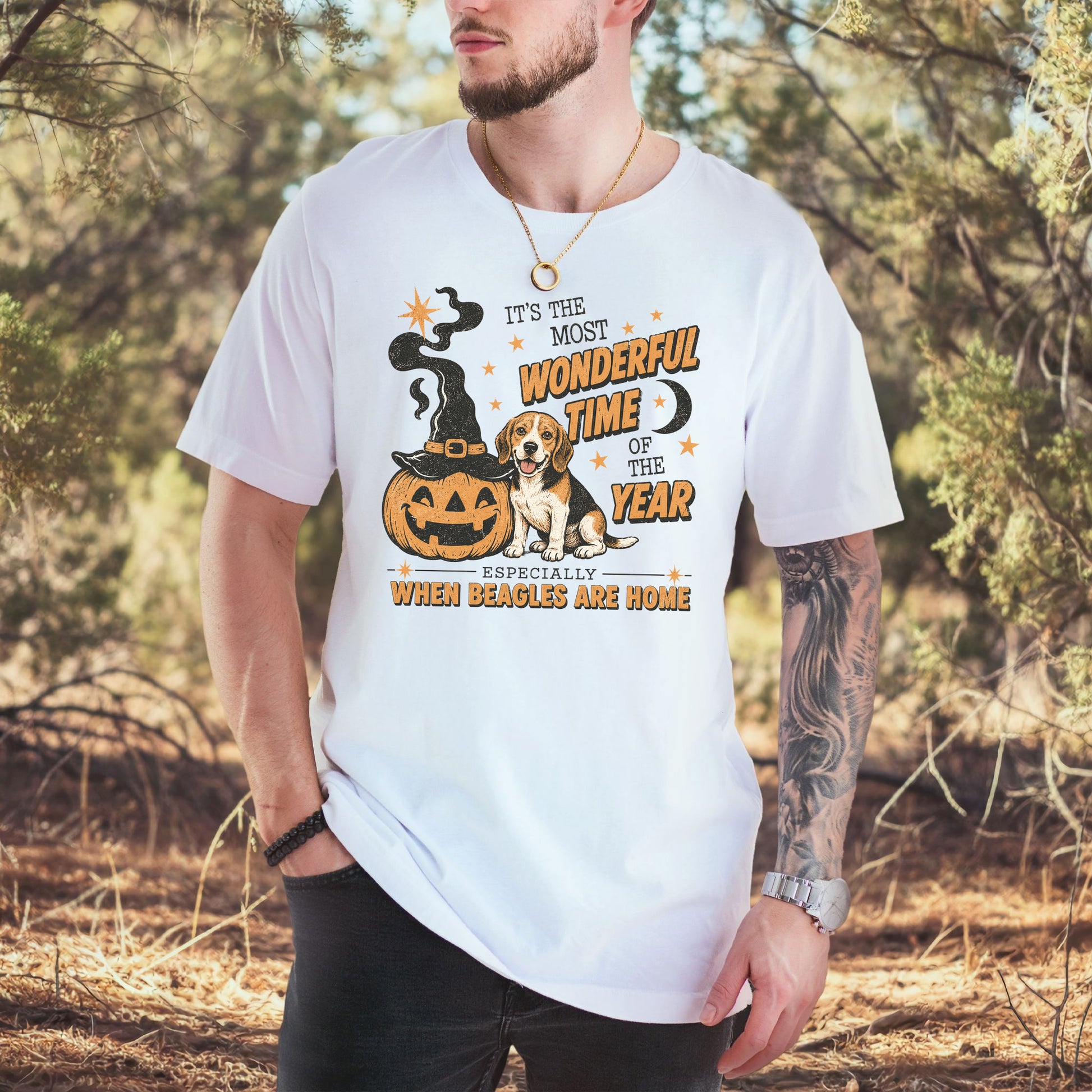 It’s the Most Wonderful Time of the Year Beagle Rescue Halloween T-Shirt