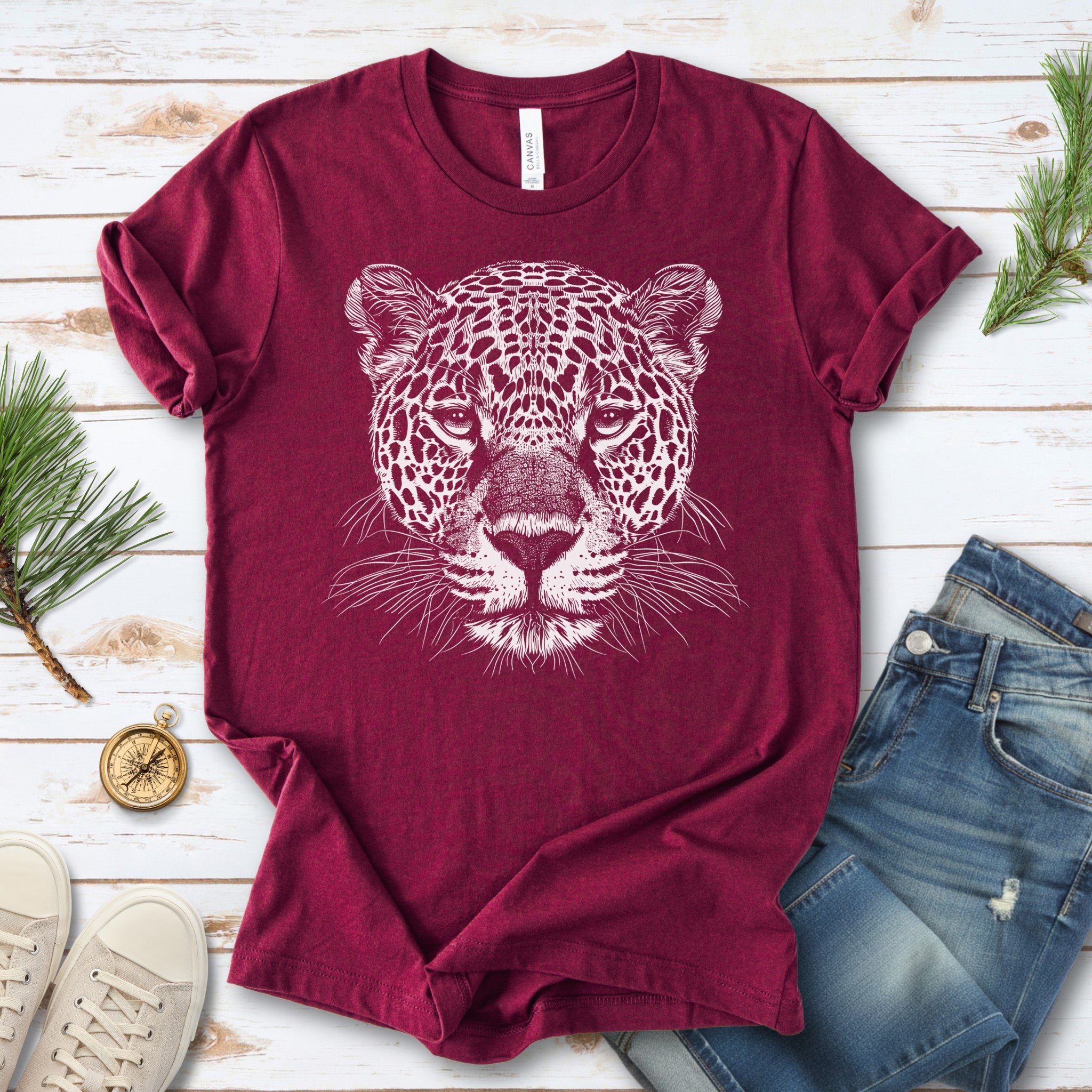Jaguar Spirit Animal Wildlife Art T-Shirt – Wild Soul Style