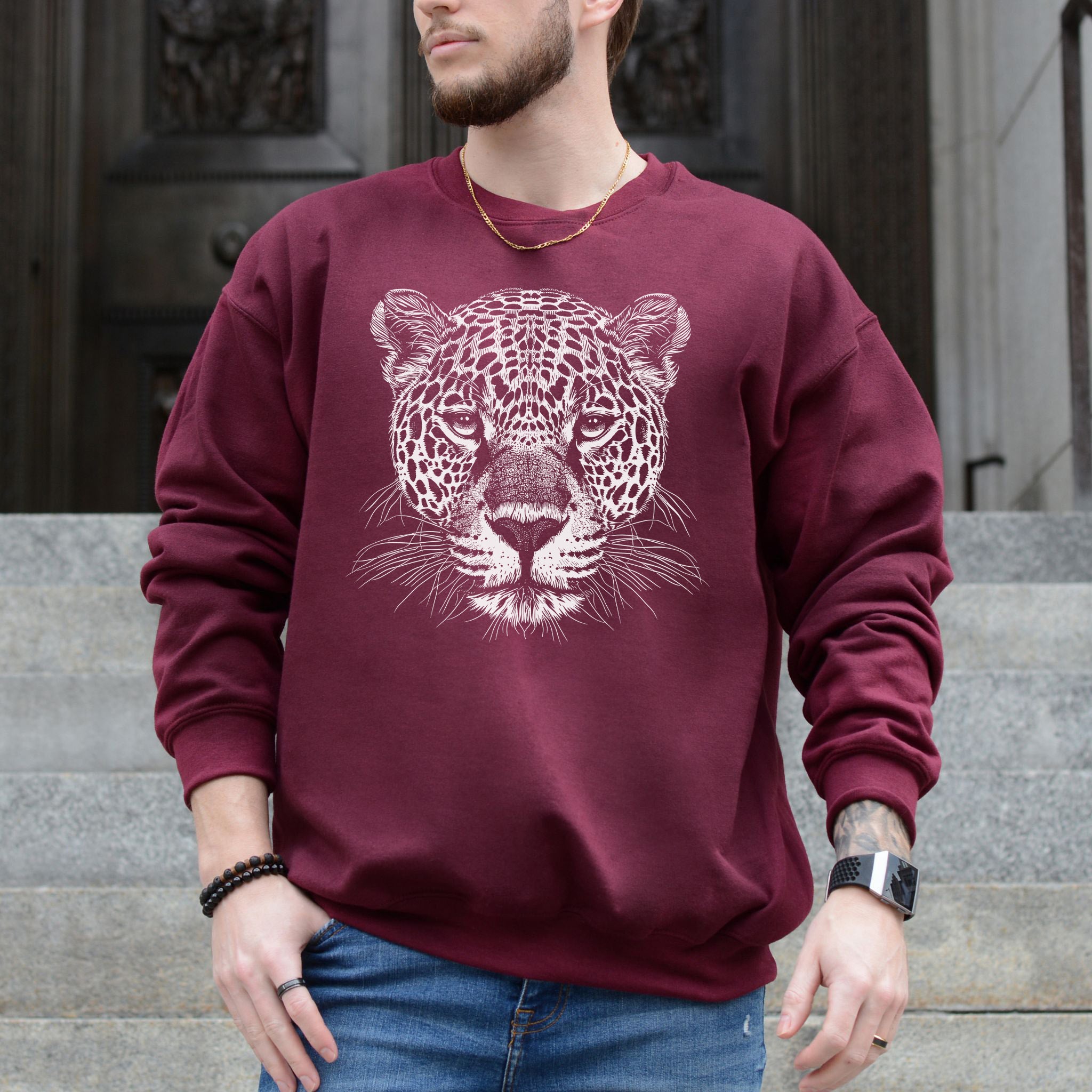 Jaguar Spirit Animal Sweatshirt – Wild Soul Style & Stealthy Power