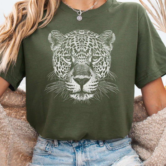 Jaguar Spirit Animal Wildlife Art T-Shirt – Wild Soul Style
