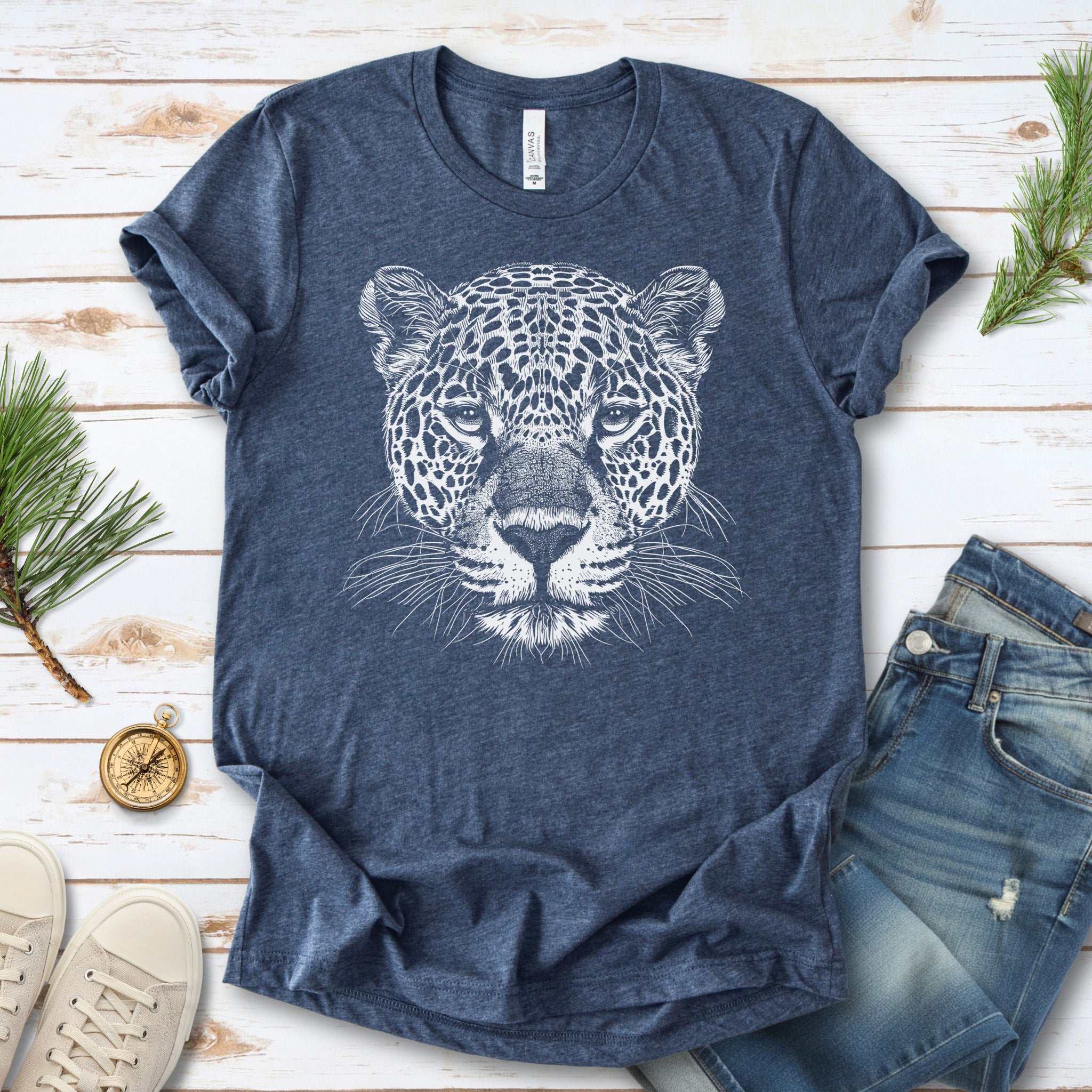 Jaguar Spirit Animal Wildlife Art T-Shirt – Wild Soul Style