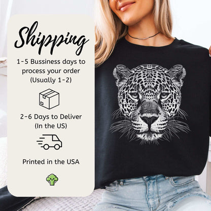 Jaguar Spirit Animal Sweatshirt – Wild Soul Style & Stealthy Power