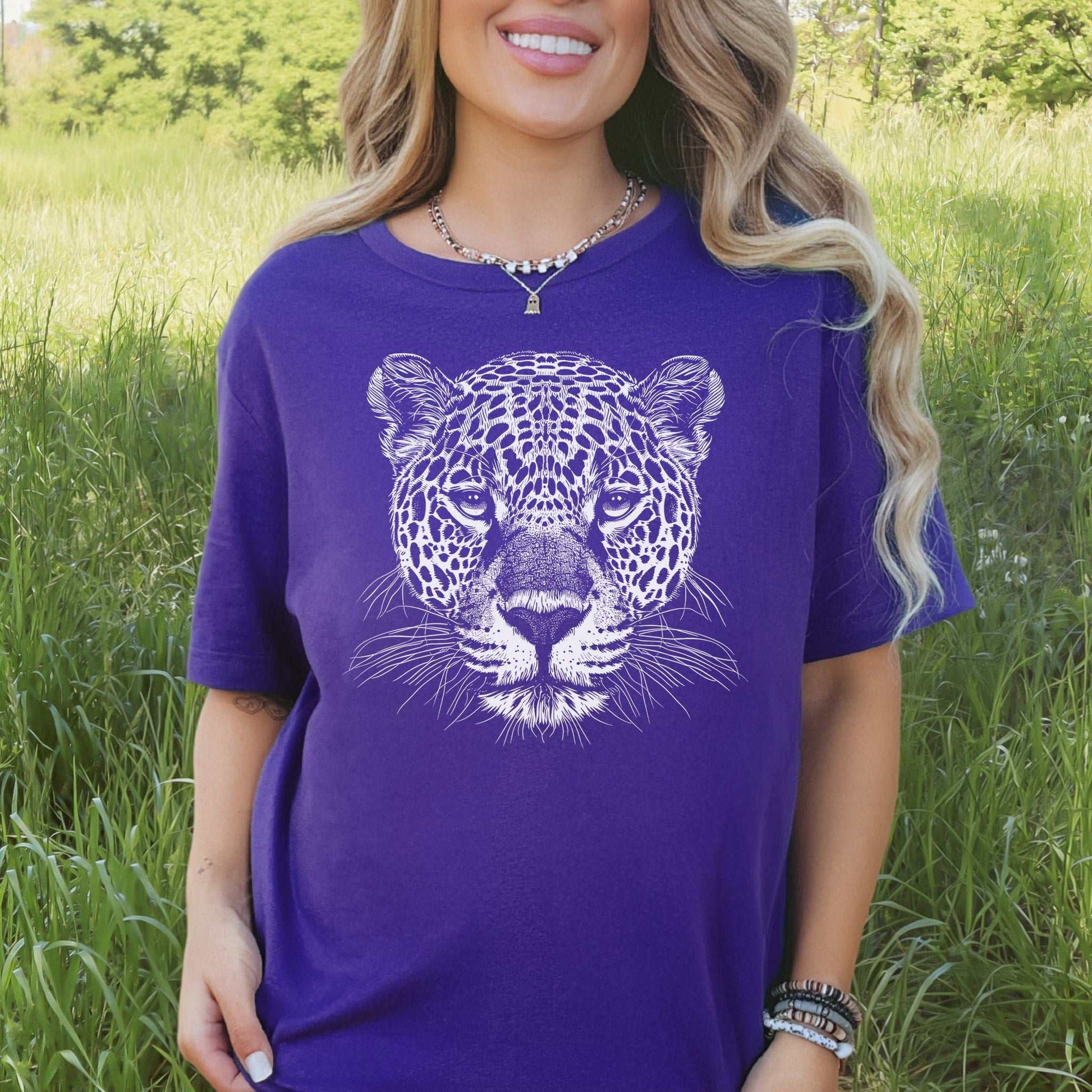 Jaguar Spirit Animal Wildlife Art T-Shirt – Wild Soul Style