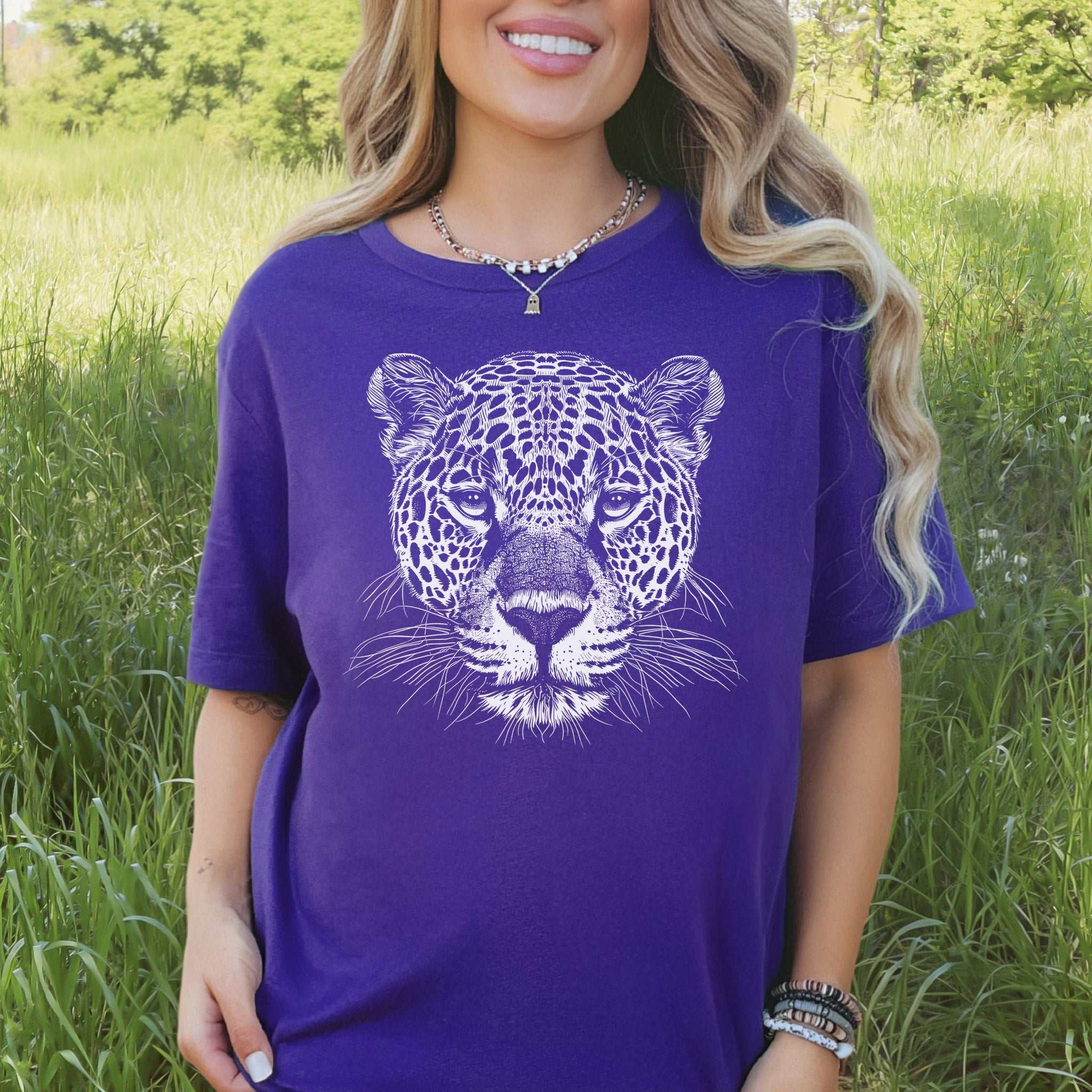Jaguar Spirit Animal Wildlife Art T-Shirt – Wild Soul Style