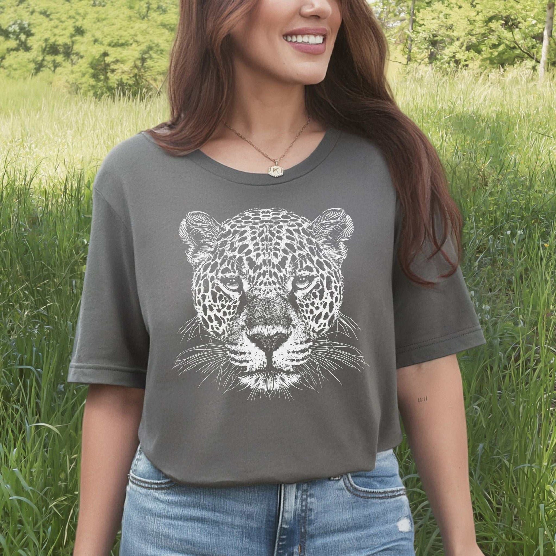 Jaguar Spirit Animal Wildlife Art T-Shirt – Wild Soul Style