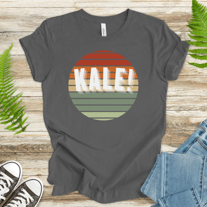 Retro Kale! T-Shirt – Vintage Plant Power Tee - TShirtree