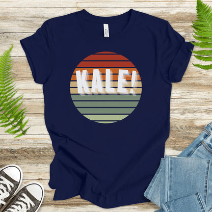 Retro Kale! T-Shirt – Vintage Plant Power Tee - TShirtree