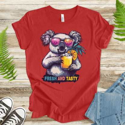 Koala Vacation Mode T-Shirt – Relax, Sip, Repeat - TShirtree