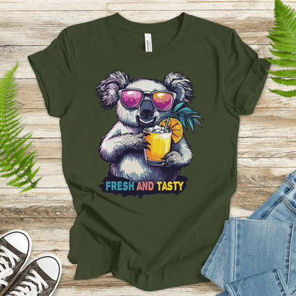 Koala Vacation Mode T-Shirt – Relax, Sip, Repeat - TShirtree