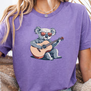 Koala Playing Guitar Retro Vibes T-Shirt