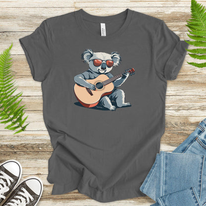 Retro Koala Guitar T-Shirt - TShirtree