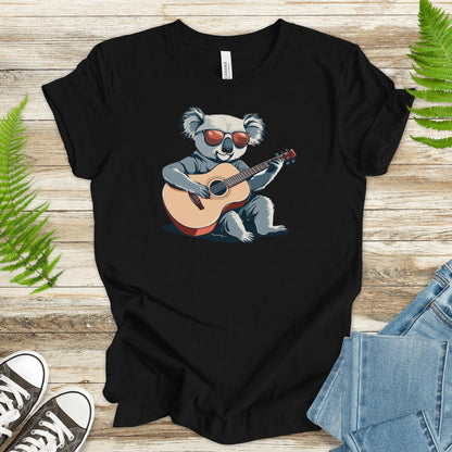 Retro Koala Guitar T-Shirt - TShirtree