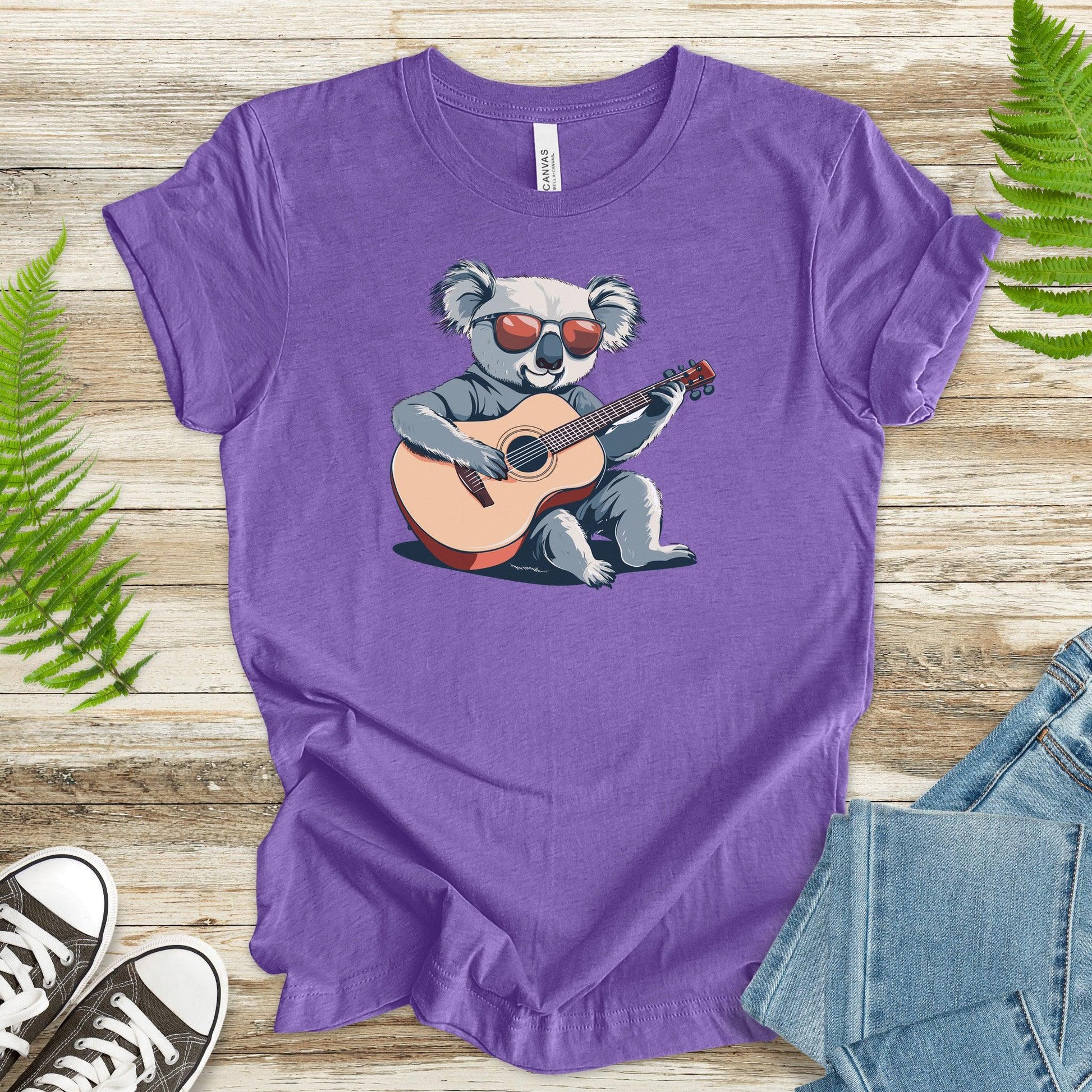 Retro Koala Guitar T-Shirt - TShirtree