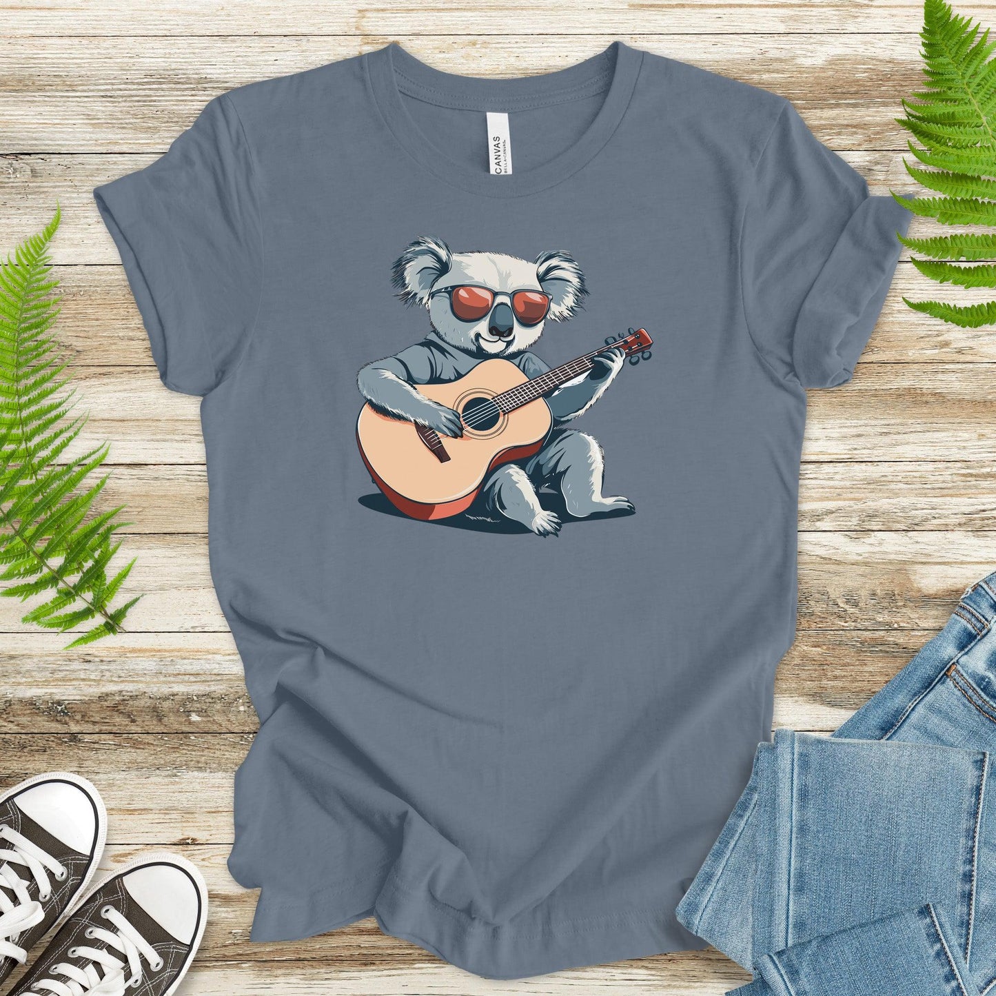 Retro Koala Guitar T-Shirt - TShirtree